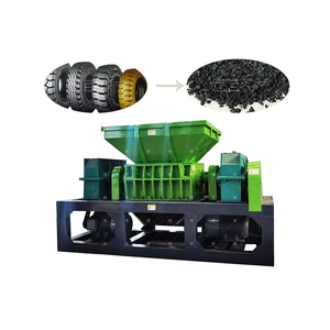 Broyeur automatique à double arbre de haute qualité Broyeur de plastique dur et de métal à vendre-Produit de la poudre de caoutchouc - Product Image 1