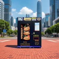 Distributeur automatique de pizzas 24h/24, paiement par code QR, écran tactile, gestion basée sur le cloud, centre commercial, capacité de 51 pièces