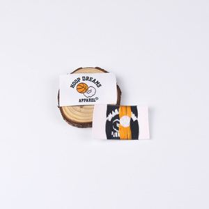 Thời trang thiết kế mới dệt tùy chỉnh cá nhân logo thương hiệu Kích thước Nhãn và thẻ cho quần áo may mặc - Product Image 3