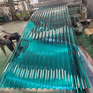 Plaque de polycarbonate <span class=keywords><strong>ondulée</strong></span> transparente 4x8 résistante aux UV pour toiture de maison - Écologique et durable - Product Image 6