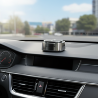 Diffuseur de parfum pour voiture, design sûr pour la conduite, en plastique léger, surface plate du tableau de bord