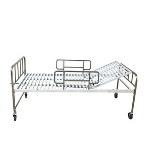 Cama de Hospital Jinbokang de Acero Inoxidable, Ajustable con una Sola Manivela, para Cuidado del Paciente y Fisioterapia - Product Image 3
