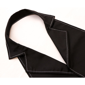 <span class=keywords><strong>Tablier</strong></span> en toile noire durable avec col, idéal <span class=keywords><strong>pour</strong></span> les chefs, le jardinage et l'usage domestique, accessoire <span class=keywords><strong>de</strong></span> <span class=keywords><strong>cuisine</strong></span> <span class=keywords><strong>pour</strong></span> hommes, vente en gros - Product Image 5