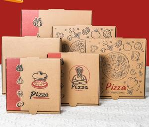 Bánh <span class=keywords><strong>Pizza</strong></span> hộp các tông thực phẩm giao hàng Hộp bao bì thực phẩm cho Cookies bánh bên tùy chỉnh bánh <span class=keywords><strong>pizza</strong></span> boxs - Product Image 3