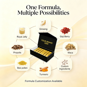 BEEHALL <span class=keywords><strong>Gelée</strong></span> <span class=keywords><strong>royale</strong></span> personnalisée en sachets individuels avec Ginseng Maca - Product Image 3