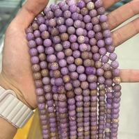 Perles de pierre naturelle rondes de 6, 8, 10 mm, Sardonyx rouge, Jaspe océanique, Phosphosiderite, perles de gemmes en vrac pour la fabrication de bijoux, vente en gros