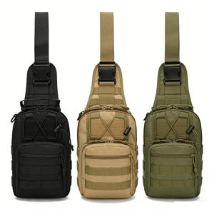 Bolso Táctico Bandolera 800D Oxford de Grado Profesional, Acceso Rápido, Impermeable, EDC MOLLE, para Ciclismo y Misiones - Product Image 4