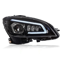 Phares LED modifiés pour Mercedes-Benz Classe C W204 2007-2011 0 Phare LED DRL Clignotant Feux de route 12V