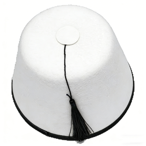 Sombrero Fez rojo de fieltro, sombrero étnico de Oriente Medio para hombres y mujeres, estilo artístico retro, para las cuatro estaciones. - Product Image 5