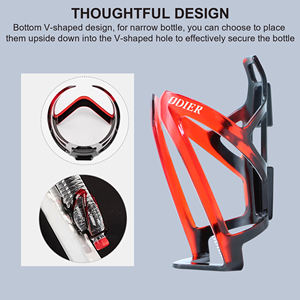 광동 용품 조정 가능한 병 케이지 자전거 타기를위한 맞춤형 경량 플라스틱 병 및 음료 홀더 - Product Image 3