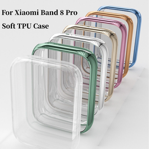 Forwelleny - Nueva Funda Protectora de TPU con Revestimiento, Protector de Pantalla de Vidrio Templado de Cobertura Total para Xiaomi <span class=keywords><strong>Band</strong></span> 8Pro 9Pro - Product Image 2