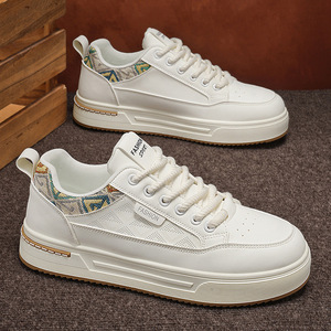 Chaussures de sport décontractées pour hommes, confortables et respirantes, semelle épaisse antidérapante, lacets, chaussures de course pour hommes - Product Image 3