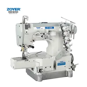 ZY600-01CB Zoyer CoverStitch Machine Cylinder Flat Bed Interlock industrial Sewing Machine