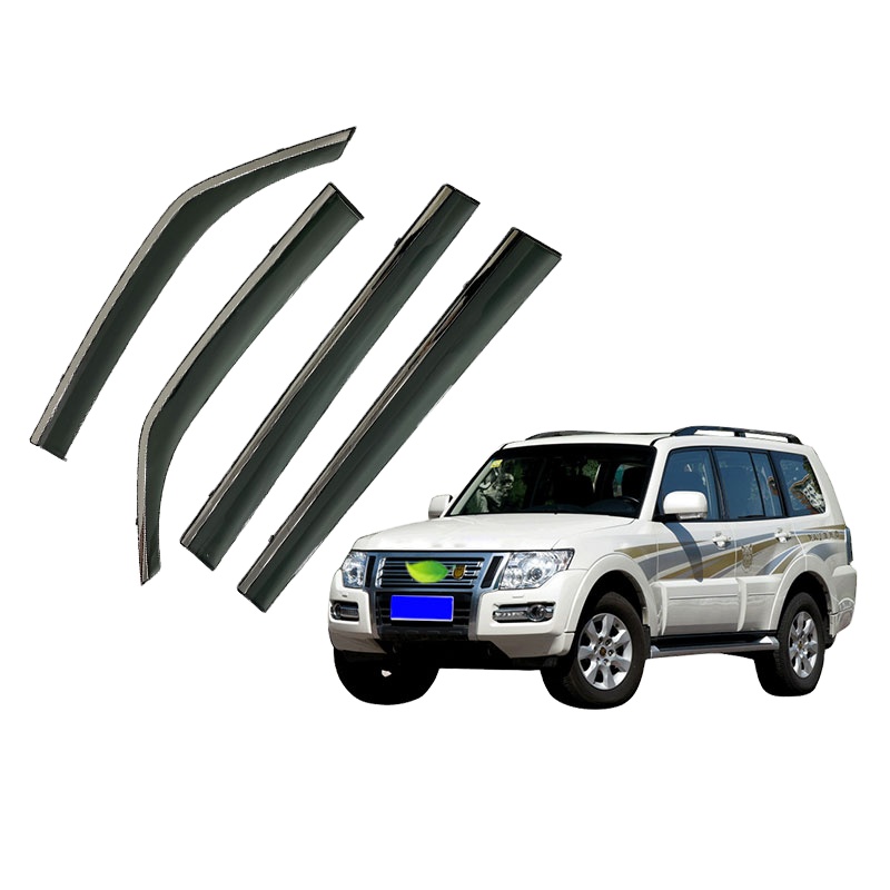 Per Mitsubishi PAJERO V73 V90 finestrino auto parasole visiera parapioggia deflettore porta