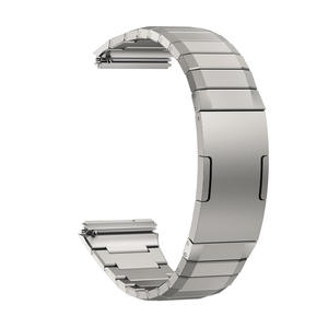 Correa de Acero Inoxidable de 22 mm de Nuevo Diseño, Cómoda Correa de Metal de Liberación Rápida en Color Titanio para Reloj Inteligente <span class=keywords><strong>Huawei</strong></span> GT5 para <span class=keywords><strong>Hombre</strong></span> - Product Image 5