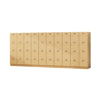 Meubles de vestiaire de salle de sport personnalisés pour le personnel, casier compact en HPL, imperméable, ignifuge, hauteur réglable, multiples