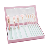 Boîte cadeau magnétique personnalisée de haute qualité en matériaux recyclés, taille sur mesure, pour fards à paupières, anticernes, mascara, eye-liner liquide mat