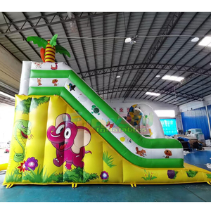 <b>Large</b> toboggan gonflable kids commercial grade inflatable jungle tiger <b>slide</b> for outdoor party - Product Image 3