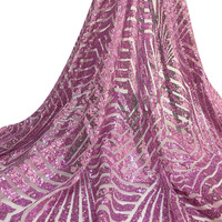 Tissu à paillettes or rose, tulle brodé de diamants de 3 mm pour robe de soirée, robe de mariée