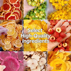 Personalizzazione OEM e Vendita all'Ingrosso: Mix di Bevande Gassate Tre Frutti con Zucchero Cristallizzato, Bevande Fredde con Frutta Essiccata, Bustine di Tè alla Frutta per Preparazione del Tè - Product Image 3