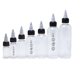 HOT 30ml 60ml 100ml 120ml PET <b>Empty</b> Tattoo Ink Twist Cap <b>Bottle</b> <b>Plastic</b> Pigment Dropper <b>Bottle</b> Oil Dispensing Containers - Product Image 1