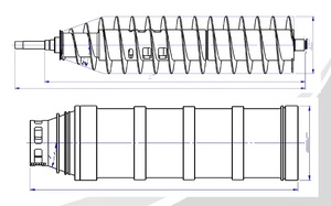 Centrífuga Decantadora Horizontal Industrial de Alta Velocidade para Separação Sólido-Líquido, Desaguamento de Lodo de Azeite - Product Image 5