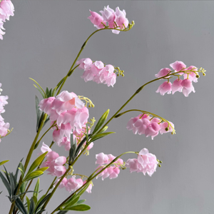 Flores Artificiales Colgantes Estilo Coreano, Lirios del Valle Artificiales, Decoración para Bodas y Hogar - Product Image 1