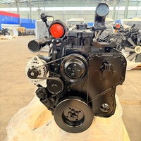 Motor Diésel Mecánico DCEC CUMINS 6LTAA8.9-C300 de 300 HP, 2000 RPM, 6 Cilindros, Motor Completo para Maquinaria de Construcción
