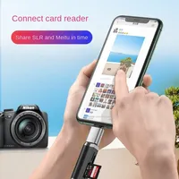 Adecuado para iPhone OTG Adaptador de cámara Lector de tarjetas de unidad USB USB3.0 Conector hembra