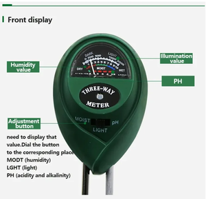 Giá tốt nhất 3-in-1 kỹ thuật số đất <span class=keywords><strong>PH</strong></span> meter nhựa bền thiết kế cho vườn trang trại cỏ cầm tay ngay lập tức đọc sách đất <span class=keywords><strong>PH</strong></span> cảm biến - Product Image 5