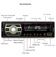 Lecteur MP3 de voiture haute puissance 7388 avec radio FM, écran LCD, double chargement USB et contrôle via application mobile pour usage domestique et professionnel