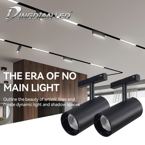 ไฟแทรค LED อะลูมิเนียม48V DC ขนาด85นิ้ว3000K 400K 6000K แบบทันสมัยไฟเดย์ไลท์10W/20W - Product Image 2