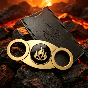 Juego de Cortador y Cigarro de Acero Inoxidable, Diseño Personalizado, Directo de Fábrica, Accesorios para Fumar, Regalo Promocional - Product Image 1