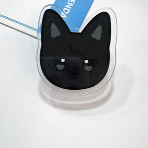 คลิปหนีบอะคริลิค PP ลายการ์ตูนสัตว์ KPOP ATEEZ ANITEEZ ซองฮวา เยอซัง มิงกี ซาน น่ารัก ใช้หนีบเอกสาร เสื้อผ้า กระเป๋า ของขวัญ - Product Image 6