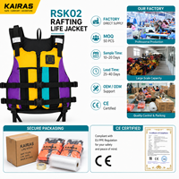 Chaleco Salvavidas Comercial de 150N para Rafting en Aguas Abiertas con Espuma NBR Oxford 600D para Kayak y Rescate Acuático