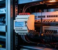 Acrel ADW300 Dispositif de surveillance de l'énergie électrique sans fil multifonctionnel avec trois ports RS485, lecture de données à distance via WiFi, montage sur rail DIN