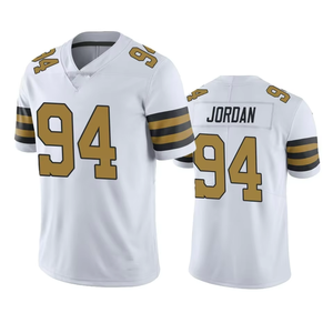 Nuove Maglie da Football Americano Teamcheap: 41 Alvin Kamara, 4 Derek Carr, 12 Chris Olave, 2 James Winston, 32 Tyrann Mathieu, Cucite - Product Image 4