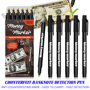Bolígrafo <span class=keywords><strong>detector</strong></span> de dinero falsificado, marcador de dinero, bolígrafo <span class=keywords><strong>detector</strong></span> de <span class=keywords><strong>billetes</strong></span> con punta de cincel mejorada, detecta <span class=keywords><strong>billetes</strong></span> <span class=keywords><strong>falsos</strong></span> - Product Image 2