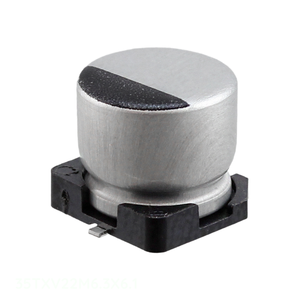 Authorized Distributor CAP ALUM 22UF 20% 35V SMD Surface Mount 22 uF 35TXV22M6.3X6.1 <b>Capacitor</b> - Product Image 1