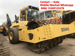 Compacteur de sol à tambour unique YAGUAN 26 tonnes BW226HD-4, fabriqué en Allemagne, peint d'origine Bomag, avec moteur à pompe à noyau BW226HD-4 - Product Image 3