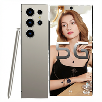 Téléphones Originaux S24 Ultra Smartphones 16 Go + 1 To LTE 5G Double SIM Téléphone Portable 7,3 Pouces Android 14 Charge Sans Fil Smartphone Deca Core