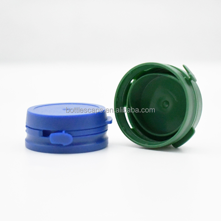 Wholesale Snap-on Tamper Flip Top Cap Capsule Bottle Cover Tear Off Plastic Cap PP Plastic Type Tamper Proof Evident Cap