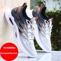 Sepatu Kasual Olahraga Pria Model Terbaru 2025, Sol Empuk Nyaman untuk Lari, Bahan Mesh Fly-Knit, Cocok untuk Musim Panas