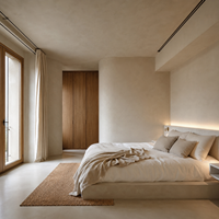 Revêtement intérieur en microciment sans joint, peinture décorative pour murs et sols en béton, finition lisse imperméable, cuisine, salon, salle de bain
