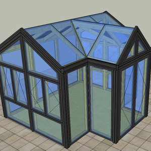 Sunroom templado temperatura constante sunrooms <span class=keywords><strong>glassroom</strong></span> casas de cristal aluminio sunroom - Product Image 3