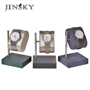 Jinsky New Style Schmuck Uhren ständer Rotierender Uhren halter Holzuhr ständer für Shop Showcase - Product Image 1