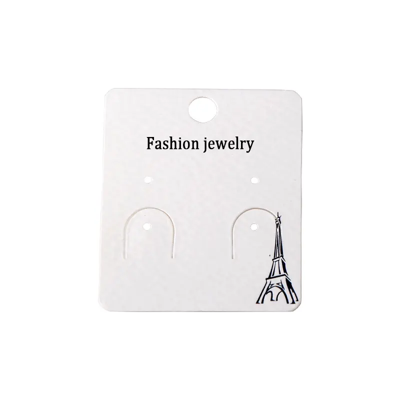 Jewelry Display Card S925 Orecchino Set di Carte di Carta In Acciaio Inox Orecchini di Carta di Caduta