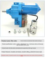 Moteur à chaîne pour rouleau de film de serre électrique, à dents de scie, pour puits de lumière, robuste et durable, longueur max. 110 m