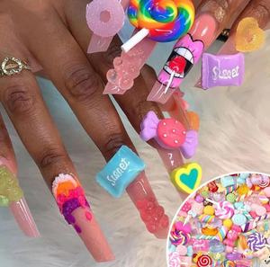 Adornos acrílicos de resina mixta para <span class=keywords><strong>uñas</strong></span>, accesorios de decoración de <span class=keywords><strong>uñas</strong></span> artísticas en 3D, <span class=keywords><strong>2021</strong></span> - Product Image 2