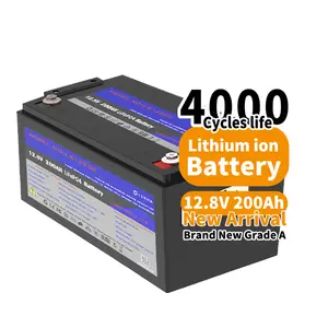 Lisha Surprise Price LiFePO4 12.8V 200Ah For Solar System/EV/RV Li-ion Battery Lithium Ion Battery Wholesale Popular
